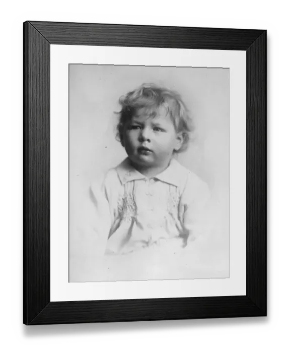 Framed Print : Prince Michael of Romania, the new crown Prince 2 January 1926 Framed Print : Prince Michael of Romania, the new crown Prince 2 January 1926