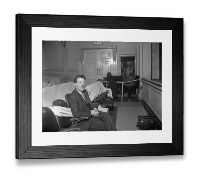 Framed Print : Mother of Pearl to be produced at Little Theatre. Charles Morrell ( T Fenton ), the author