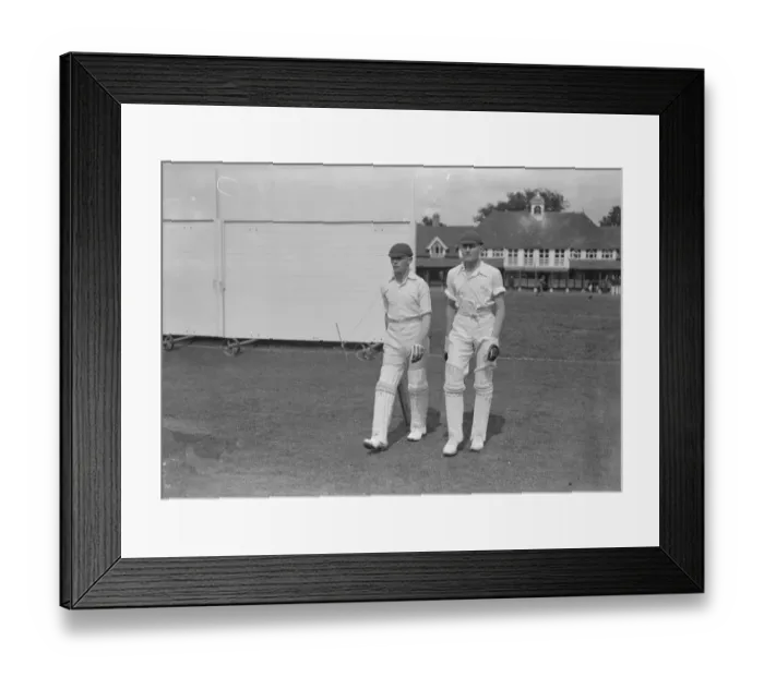 Framed Print : Winchester versus Charterhouse at Godalming C E Frazer ( captain winchester ) with