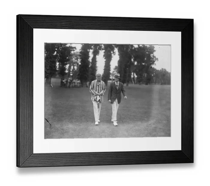 Framed Print : Many well known celebrities at cricket Many notable players took part in a cricket