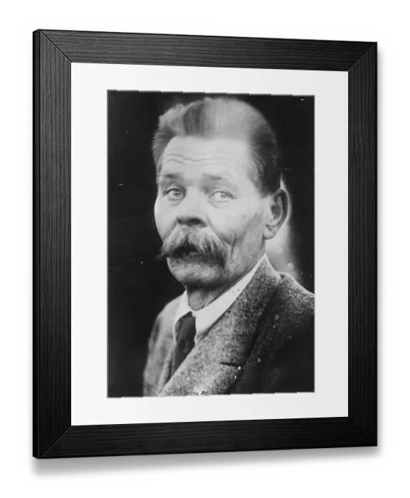Framed Print : Maxim Gorky. 27 November 1929 Alexei Maximovich Peshkov