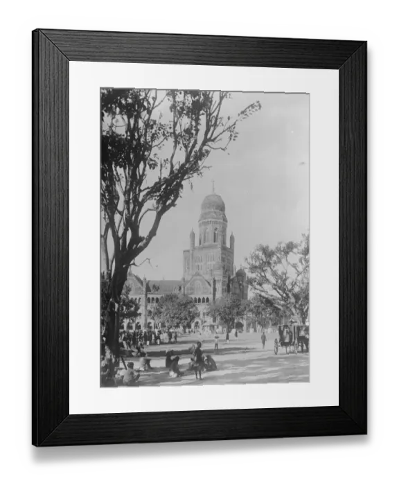 Framed Print : The city buildings, Bombay. 18 November 1921 Framed Print : The city buildings, Bombay. 18 November 1921
