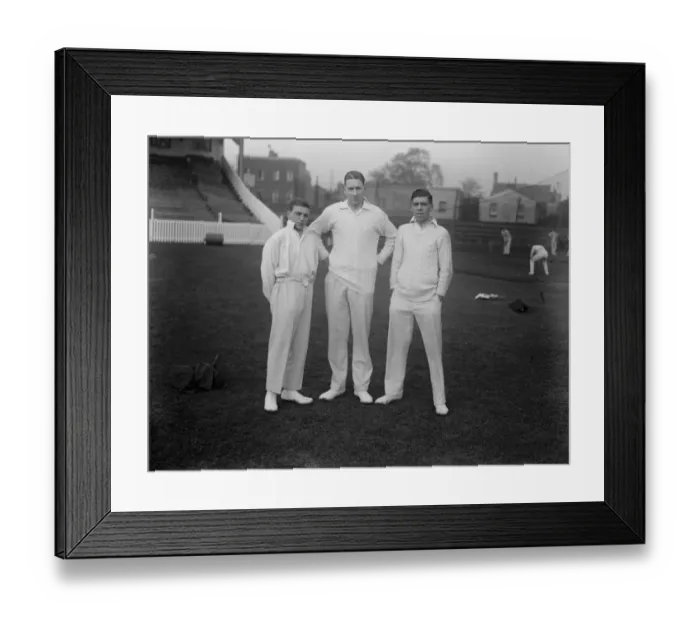 Framed Print : Surreys new bowling trio. Surreys search for new bowlers is beginning to produce results Framed Print : Surreys new bowling trio. Surreys search for new bowlers is beginning to produce results