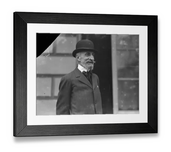 Framed Print : M Fleurian, The French Ambassador 20 December 1924