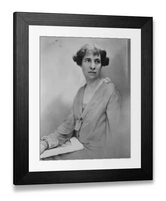 Framed Print : Mrs Haden Guest, wife of Dr Haden Guest, former M P for North Southwark, whose