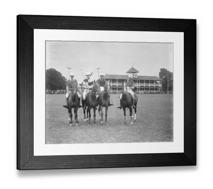 Framed Print : English international polo team for America The English international polo team Framed Print : English international polo team for America The English international polo team