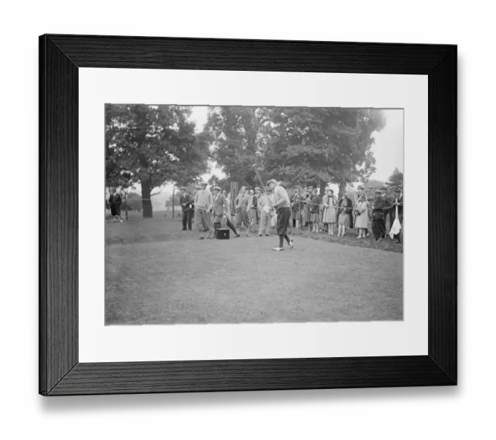Framed Print : Opening of Selsdon Park Golf Club A G Havers ( Us A ) 1 June 1929 Framed Print : Opening of Selsdon Park Golf Club A G Havers ( Us A ) 1 June 1929
