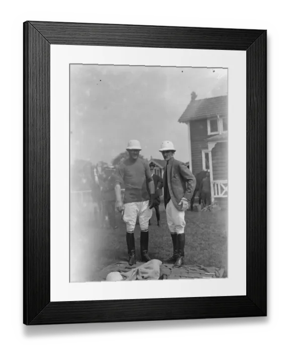 Framed Print : Polo at Ranelagh - Ramblers versus Wasps. Major G Horne and Major K Jung. 17 May 1928 Framed Print : Polo at Ranelagh - Ramblers versus Wasps. Major G Horne and Major K Jung. 17 May 1928