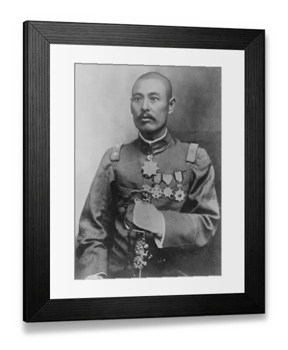 Framed Print : Supreme in Chinese Civil War. General Wu Pei Fu, who has been triumphant in his Framed Print : Supreme in Chinese Civil War. General Wu Pei Fu, who has been triumphant in his