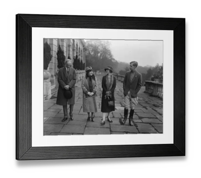 Framed Print : Mr and Mrs Henry Ford on Holiday in England. Mr and Mrs Henry Ford with Lady Astor Framed Print : Mr and Mrs Henry Ford on Holiday in England. Mr and Mrs Henry Ford with Lady Astor