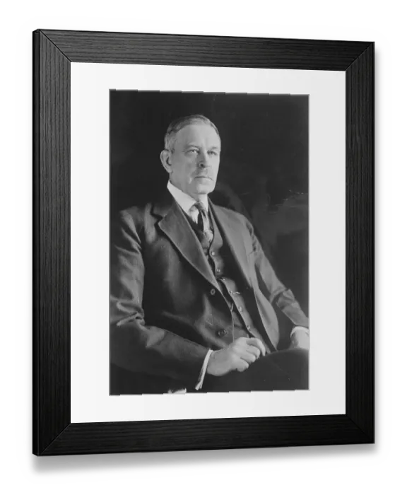 Framed Print : Dr Hubert Work US Secretary 1925 Framed Print : Dr Hubert Work US Secretary 1925