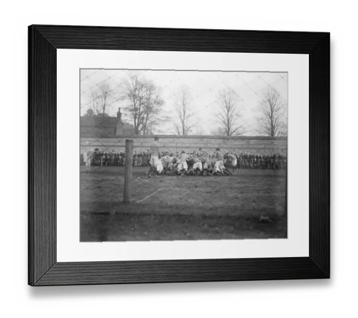 Framed Print : The Prince of Wales at Winchester College. The football match in progress. 7 Framed Print : The Prince of Wales at Winchester College. The football match in progress. 7