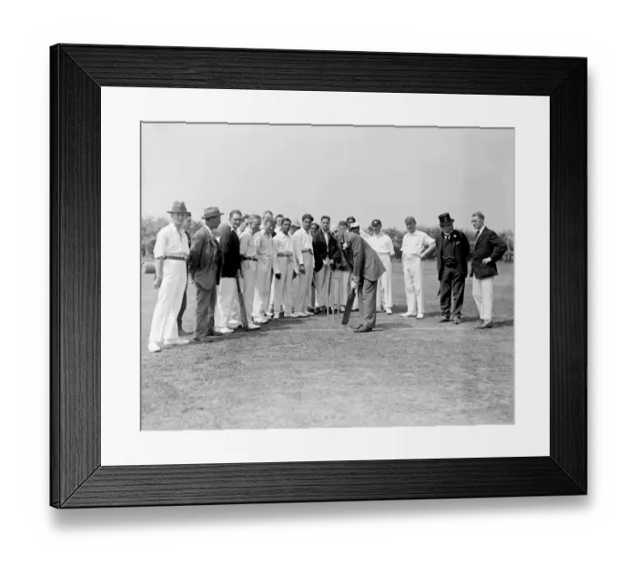 Framed Print : Martin Bladen Hawke, 7th Baron Hawke of Towton Opens New Cricket Ground of the Indian Framed Print : Martin Bladen Hawke, 7th Baron Hawke of Towton Opens New Cricket Ground of the Indian