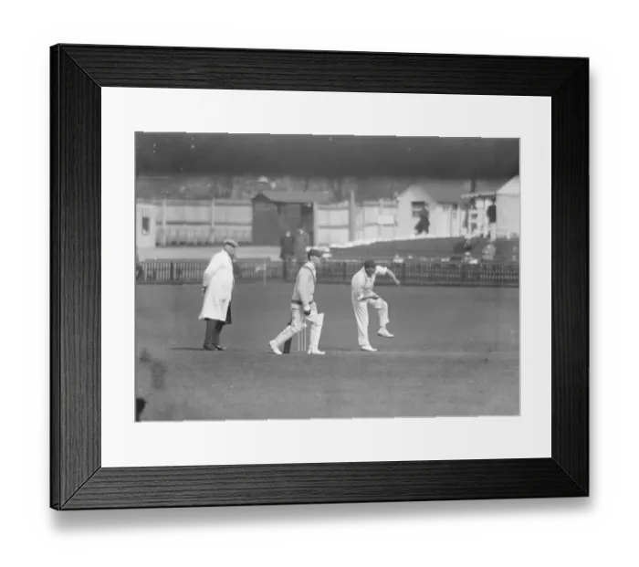 Framed Print : South Africa versus Leicestershire at Leicester Claude Pagdett Carter, the slow