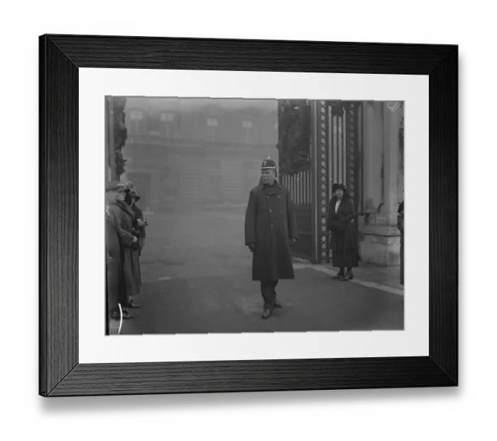 Framed Print : The King presents police medals at Buckingham Palace Investiture. Superintendent F Andrews Framed Print : The King presents police medals at Buckingham Palace Investiture. Superintendent F Andrews