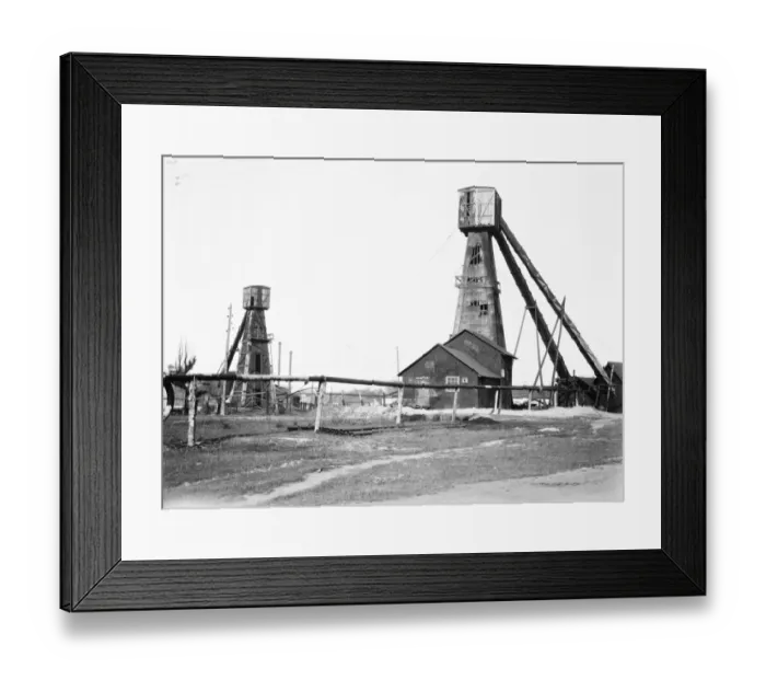 Framed Print : Barowslav, Galicia. The great oil wells at Barowslav. 24 October 1921 Framed Print : Barowslav, Galicia. The great oil wells at Barowslav. 24 October 1921