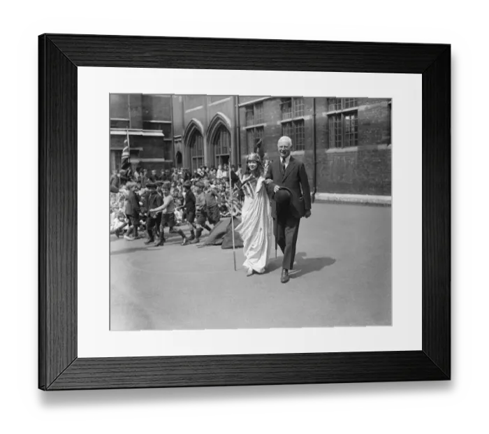 Framed Print : Empire Day celebrations at Turin street school, Bethnal Green Mr Percy Harris Framed Print : Empire Day celebrations at Turin street school, Bethnal Green Mr Percy Harris