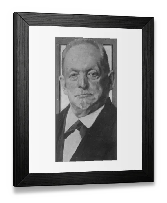 Framed Print : Germanys richest man. Herr August Thyssen the famous Rhineland coal and iron king Framed Print : Germanys richest man. Herr August Thyssen the famous Rhineland coal and iron king