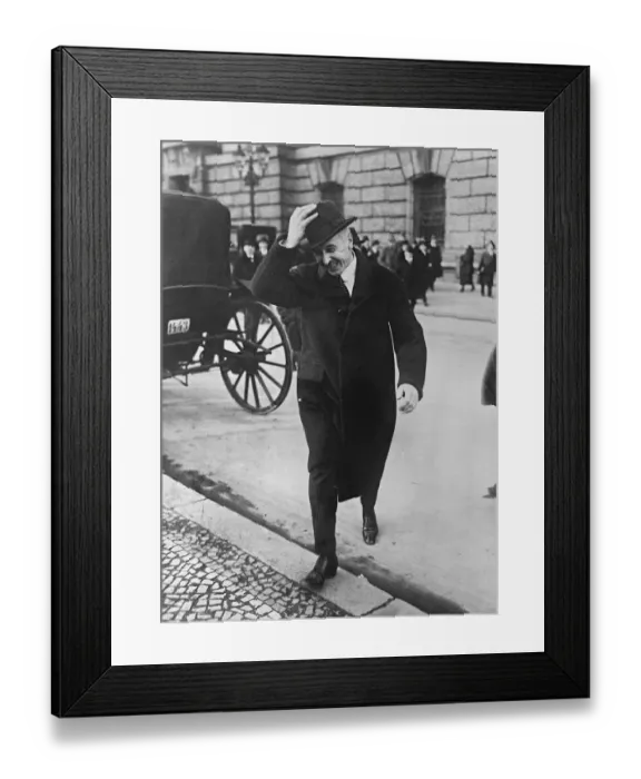 Framed Print : Will he be Stresemanns successor ? Herr Albert, who was Minister of the Treasury