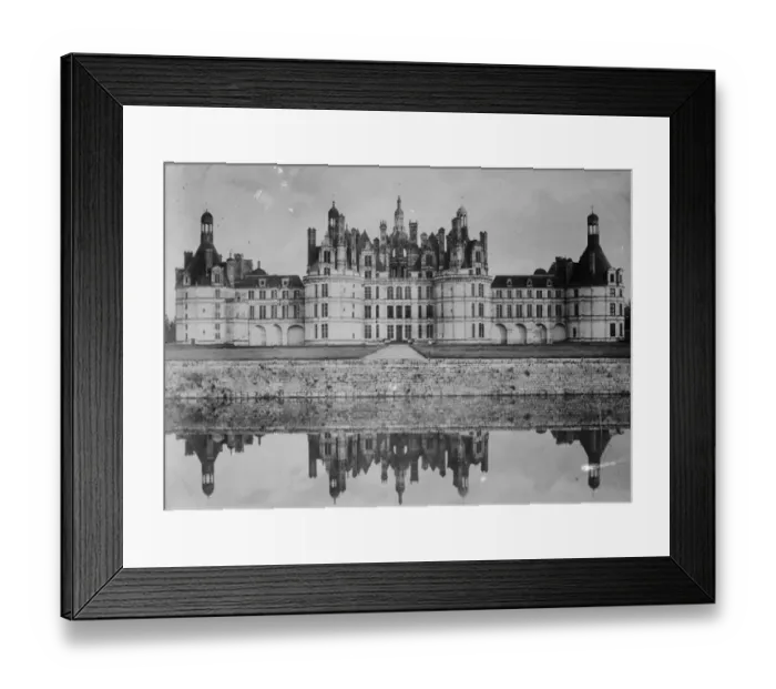 Framed Print : Chambord. The Chateau, Northern Facade. 21 January 1928 Framed Print : Chambord. The Chateau, Northern Facade. 21 January 1928