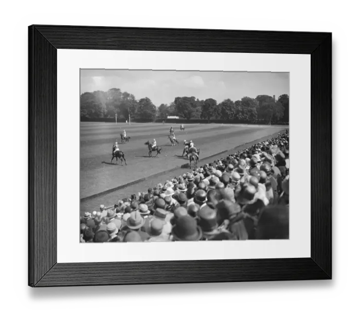Framed Print : Polo at Hurlingham. An incident in the match. El Gordo versus Hurricanes. 30 Framed Print : Polo at Hurlingham. An incident in the match. El Gordo versus Hurricanes. 30