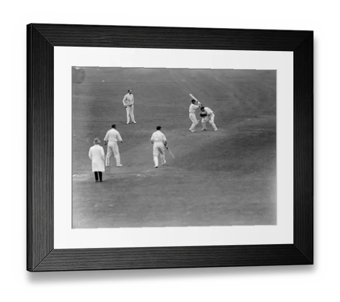 Framed Print : Another century at the Oval. Robert Bob Elliott Storey Wyatt ( Warwickshire