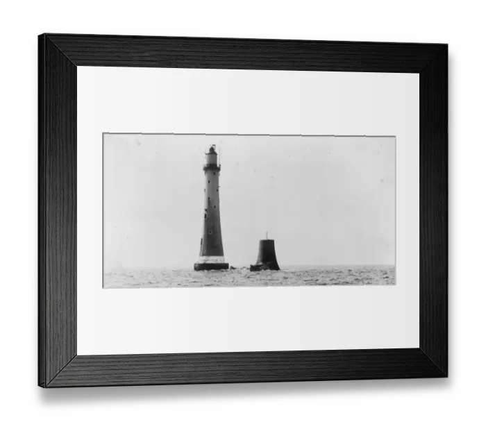 Framed Print : Eddystone lighthouse. 6 October 1926 Framed Print : Eddystone lighthouse. 6 October 1926