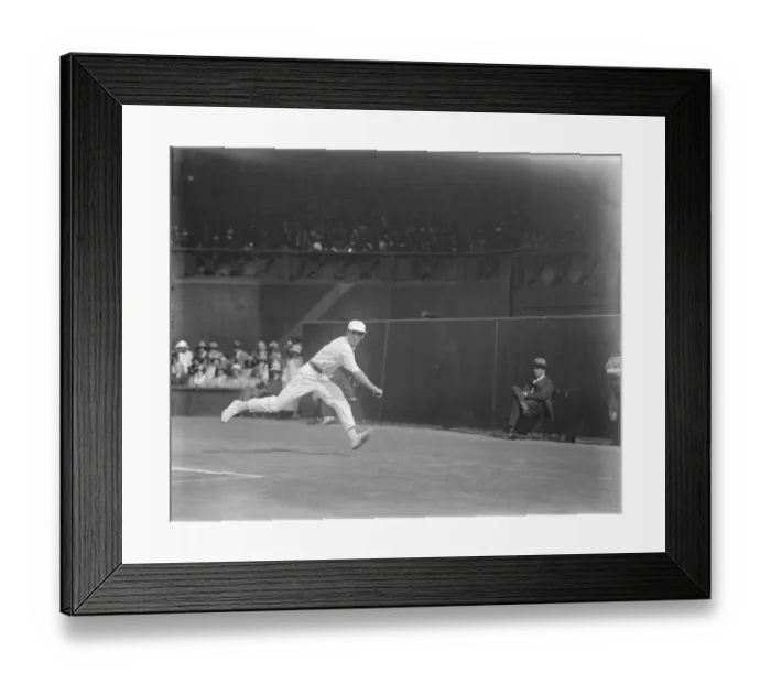 Framed Print : Final of the mens lawn tennis championships at Wimbledon. Lacoste in play. 5 Framed Print : Final of the mens lawn tennis championships at Wimbledon. Lacoste in play. 5