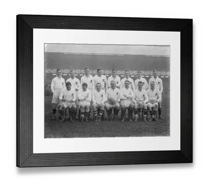 Framed Print : International Rugby at Twickenham England team Edward Massey, William Luddington Framed Print : International Rugby at Twickenham England team Edward Massey, William Luddington