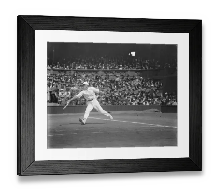 Framed Print : Final of the mens lawn tennis Championships. Borotra defeated Lacoste in Framed Print : Final of the mens lawn tennis Championships. Borotra defeated Lacoste in