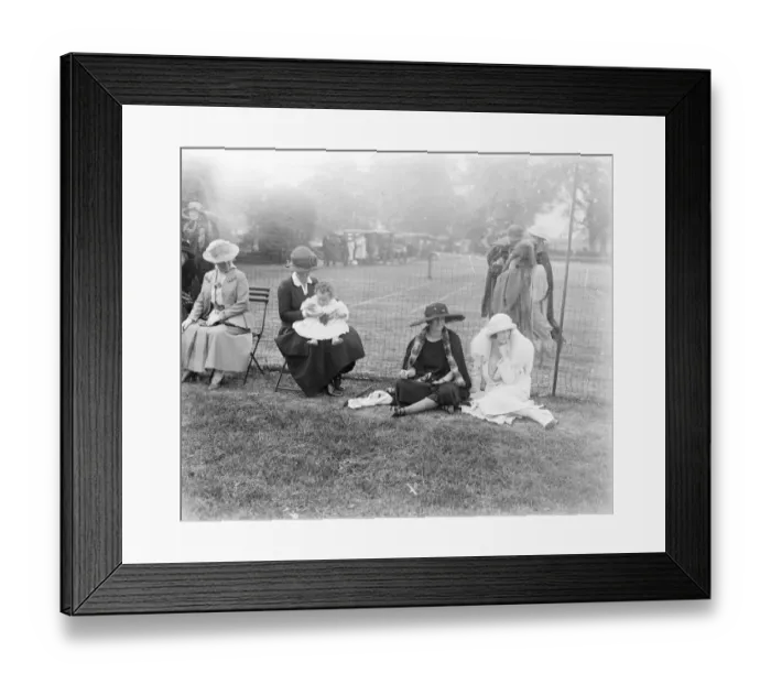 Framed Print : England defeat France in International Polo match at Ranelagh Lady Alexandra Curzon