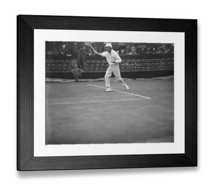Framed Print : Lawn Tennis at Wimbledon. C R O Crole Rees in play. 21 June 1927 Framed Print : Lawn Tennis at Wimbledon. C R O Crole Rees in play. 21 June 1927