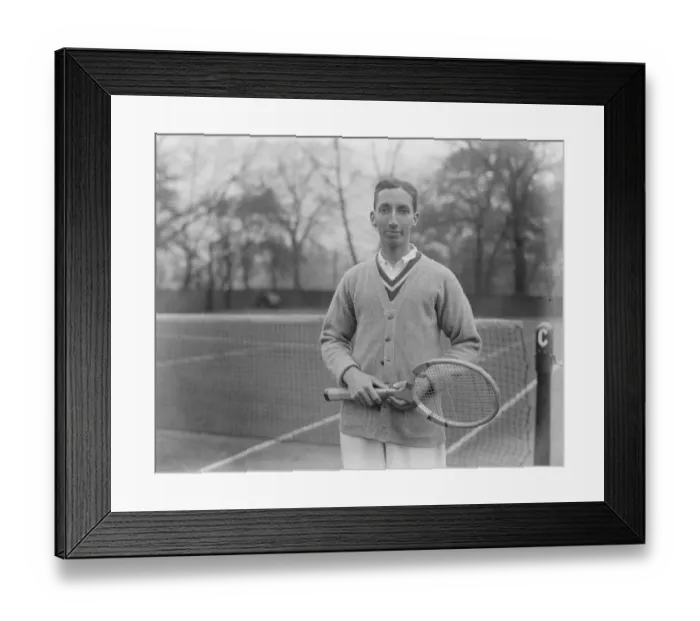 Framed Print : Royal Botanic societys tennis tournament Mr C H Kingsley, the new Davis Cup player Framed Print : Royal Botanic societys tennis tournament Mr C H Kingsley, the new Davis Cup player