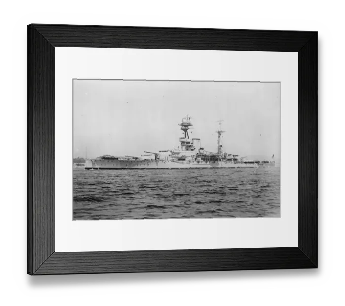 Framed Print : HMS Resolution. 10 January 1924 Framed Print : HMS Resolution. 10 January 1924