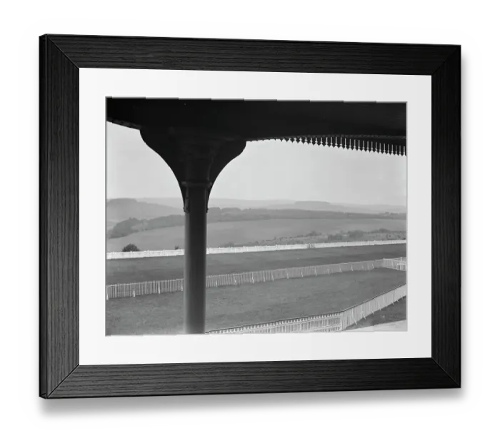 Framed Print : Panoram of Goodwood race course. 27 July 1929