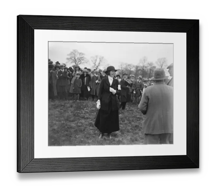 Framed Print : Lady steeplechasers ride a closely contested race at the South and West Wiltshire point to point Framed Print : Lady steeplechasers ride a closely contested race at the South and West Wiltshire point to point
