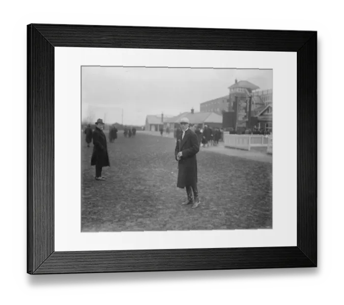 Framed Print : Celebrities at Doncaster. Mr Jack Anthony. 13 September 1922