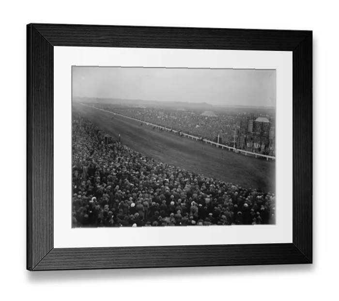 Framed Print : The Doncaster race meeting opens. Impertinent winning the first race ( Framed Print : The Doncaster race meeting opens. Impertinent winning the first race (