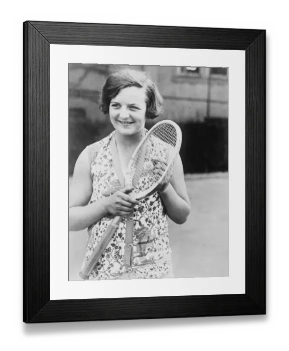 Framed Print : Miss Betty Nuthall to meet Miss Helen Wills in US tennis final. Miss Betty Nuthall Framed Print : Miss Betty Nuthall to meet Miss Helen Wills in US tennis final. Miss Betty Nuthall