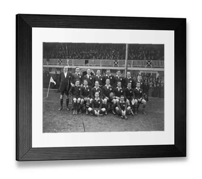 Framed Print : Five Nations - Swansea, Wales 16 - 8 France (FT) The Welsh team unknown order Joe Rees Framed Print : Five Nations - Swansea, Wales 16 - 8 France (FT) The Welsh team unknown order Joe Rees