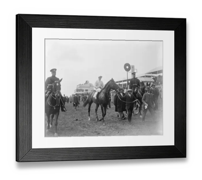 Framed Print : The Coronation Cup at Epsom. Leading in Mrs Beudirs Condover, M Beasley up Framed Print : The Coronation Cup at Epsom. Leading in Mrs Beudirs Condover, M Beasley up