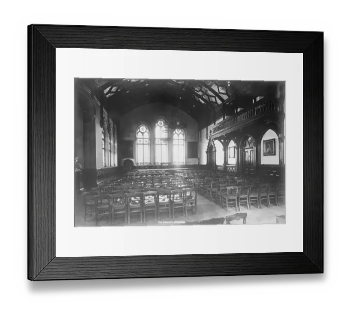Framed Print : The important cabinet meeting at Inverness. The interior of the Town Hall at Inverness Framed Print : The important cabinet meeting at Inverness. The interior of the Town Hall at Inverness