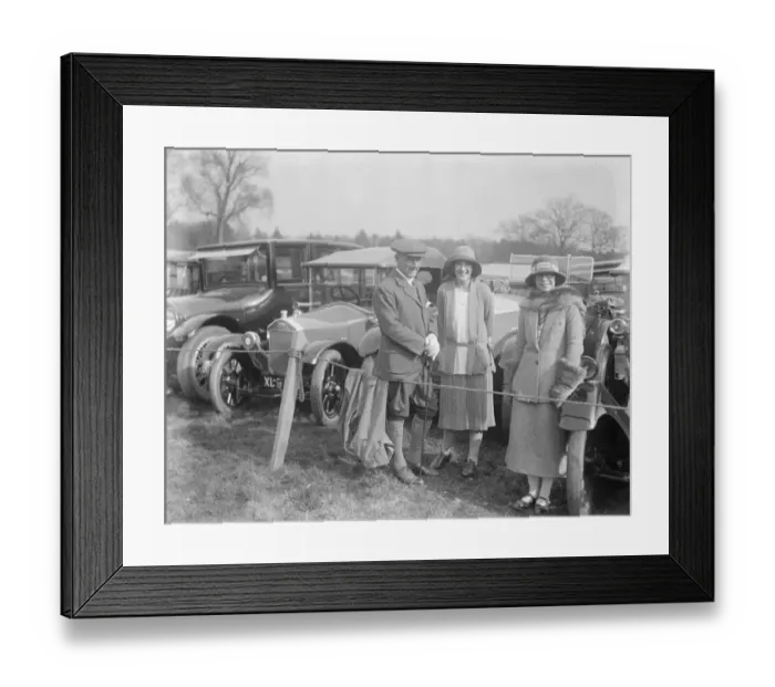 Framed Print : Garth hunt point to point races at Newlands, Arborfield. Lord Jellicoe with his Framed Print : Garth hunt point to point races at Newlands, Arborfield. Lord Jellicoe with his