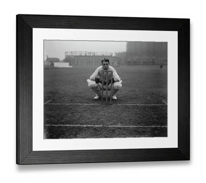 Framed Print : Edward William John Ted Brooks regular first team keeper for Surrey County Cricket Club Framed Print : Edward William John Ted Brooks regular first team keeper for Surrey County Cricket Club