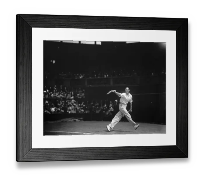Framed Print : Lawn tennis championships at Wimbledon. Anderson in play. 25 June 1925 Framed Print : Lawn tennis championships at Wimbledon. Anderson in play. 25 June 1925