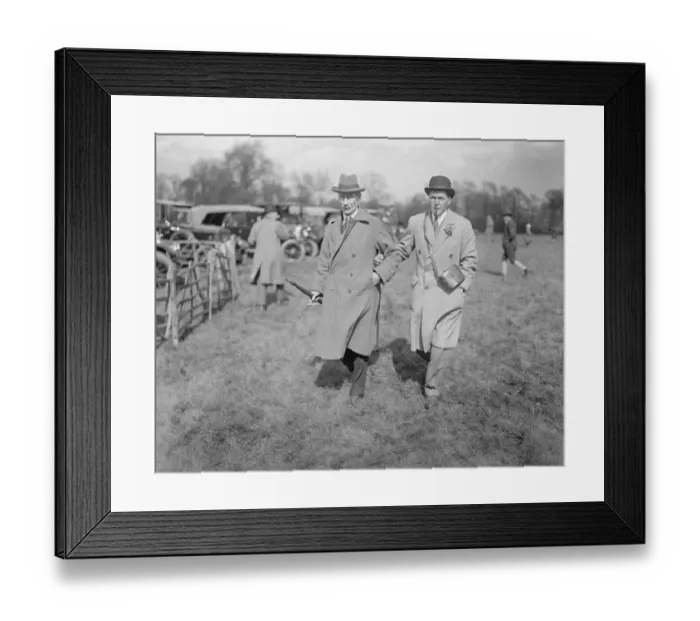 Framed Print : The Bar Point to Point races at Greenford Green. Lord Birkenhead and a friend Framed Print : The Bar Point to Point races at Greenford Green. Lord Birkenhead and a friend