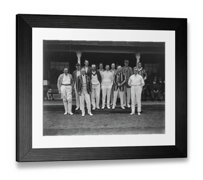 Framed Print : Peers and MPs at Cricket House of Lords and House of Commons opposed Westminster