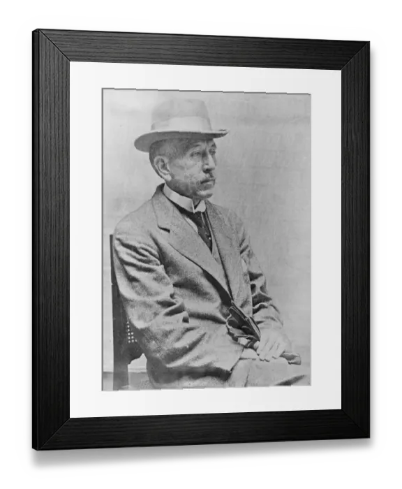 Framed Print : ?10000 Libel Action Mr Hughes the Australian Premier, who says he is issuing a Framed Print : ?10000 Libel Action Mr Hughes the Australian Premier, who says he is issuing a