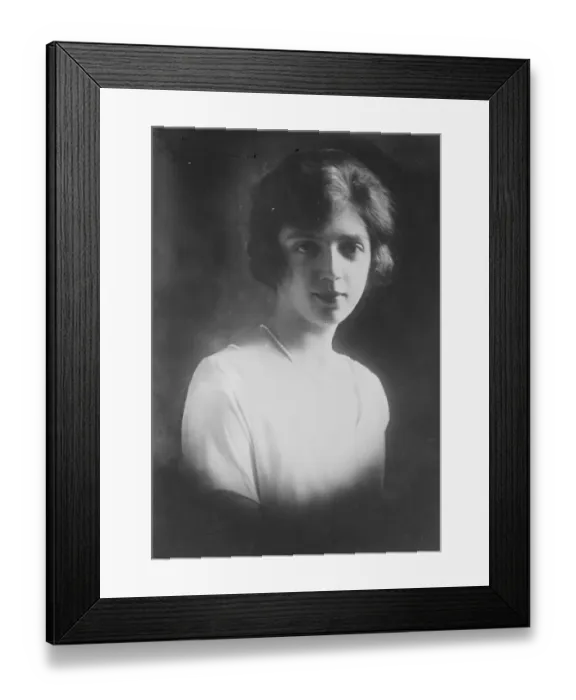 Framed Print : Italys Beautiful Princess H R H Princess Mafalda of Savoy, the second daughter Framed Print : Italys Beautiful Princess H R H Princess Mafalda of Savoy, the second daughter