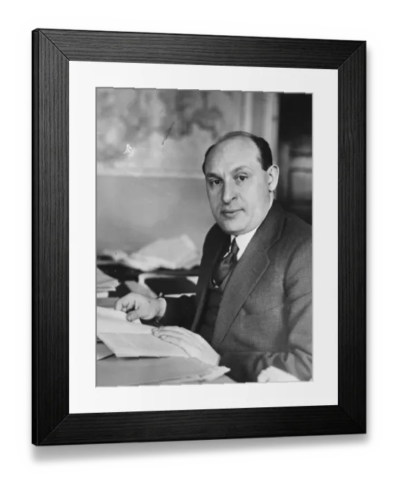 Framed Print : Soviet Russias representative in the US. Although Soviet Russia is not recognised